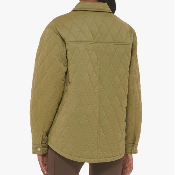 Levi's Olive Green Quilted Lightweight Shacket - Picture 2 of 3